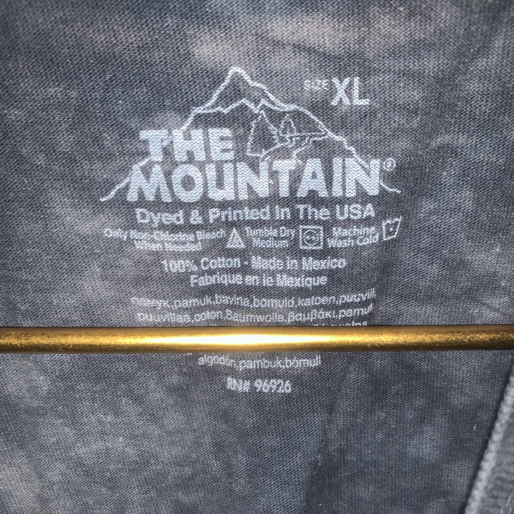 Top Gun Style The Mountain Graphic T-shirt sz XL Tom Cruise parody - Picture 3 of 4